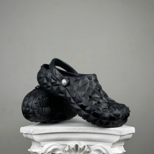 dép tổ ong đen kiểu 3D